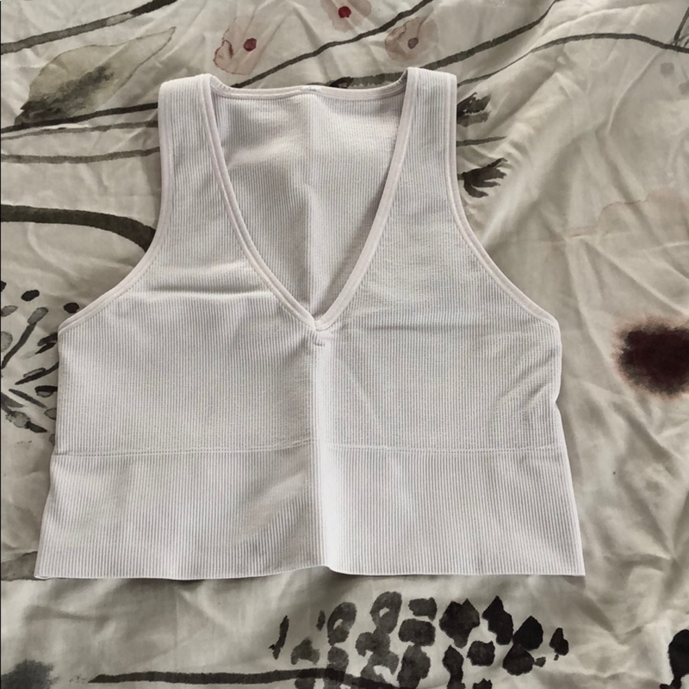 Athleta Aurora Crop rib tank